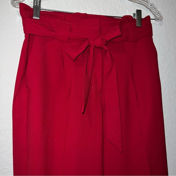 Express red ankle high rise pants - Picture 2 of 7